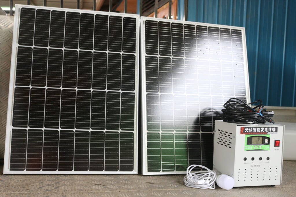 Solar panels and battery units for Railaku households